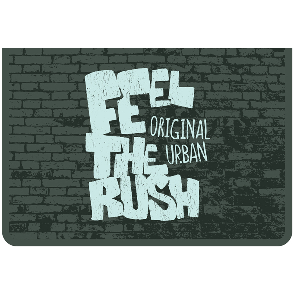 Папка для тетрадей 1 отделение, А4, ArtSpace "Rush", ламинированный картон, на молнии