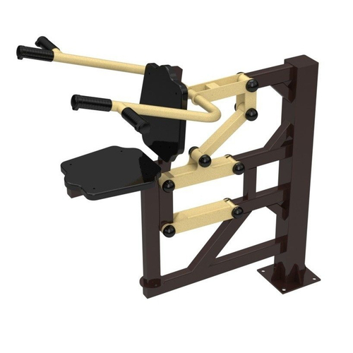 Уличный тренажер №59, "Жим на брусьях", 1150*840*1200 мм.