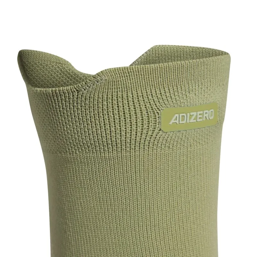 Теннисные носки Adidas Adizero Run Quarter 1P - tent green/halo green