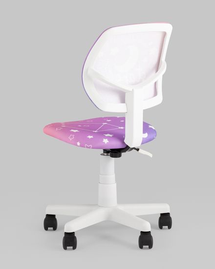 Кресло компьютерное детское ЛОЛО Starry Night пластик белый