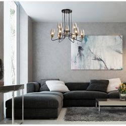 Люстра Rivoli Gera 4065-209 9 х E27 40 Вт дизайн