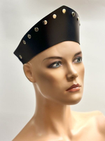 Черный кокошник-ободок «Стелла» (Цвет: черный)