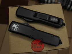 Нож Microtech UTX-85 A+++ Standard S/E - черная рукоять, стандартный черный клинок