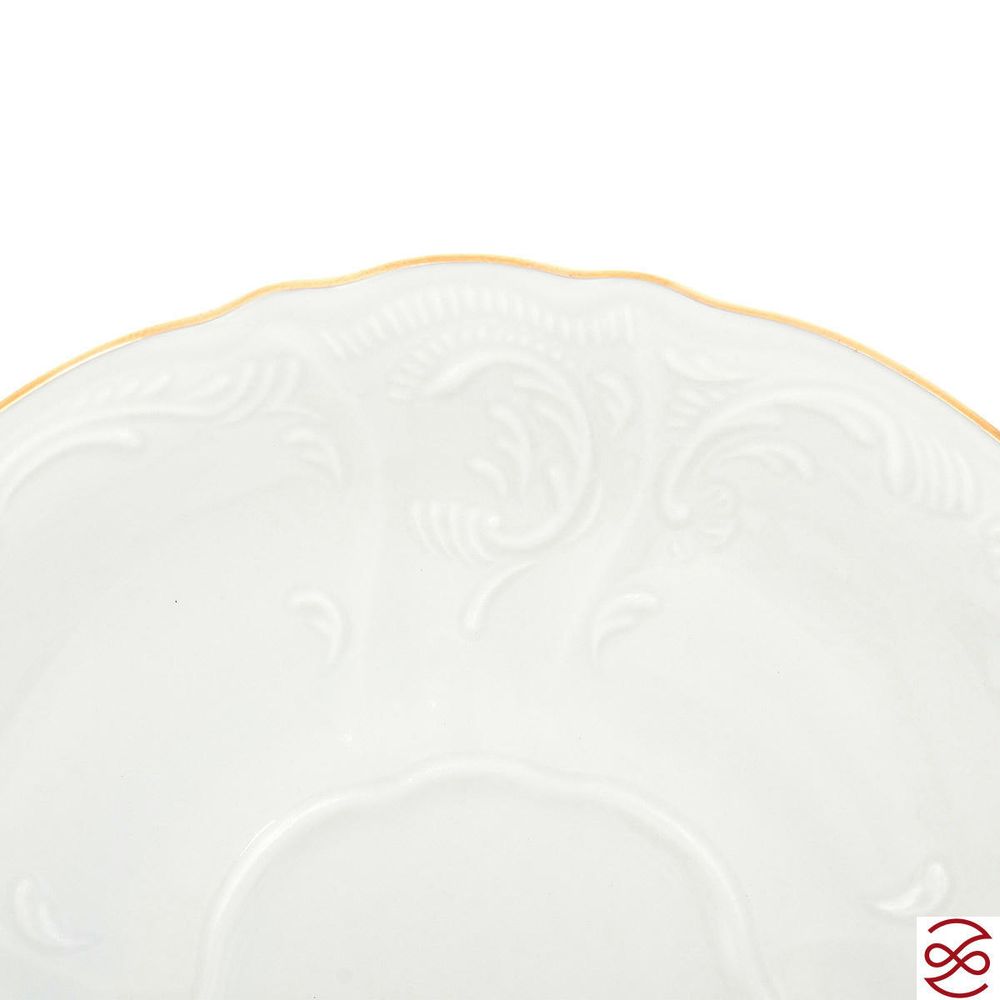 Чайный сервиз на 6 персон Bernadotte Белый узор 17 предметов