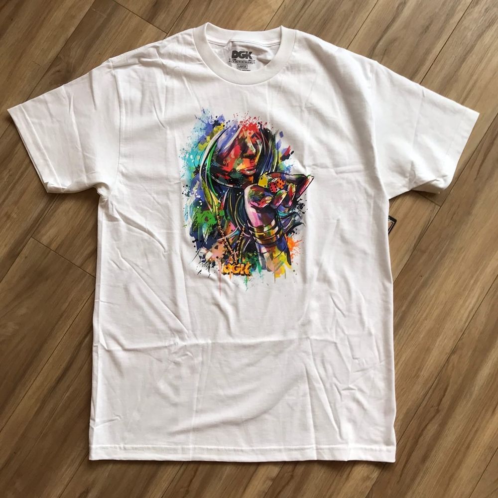 Футболка DGK PRINTED TEE белая