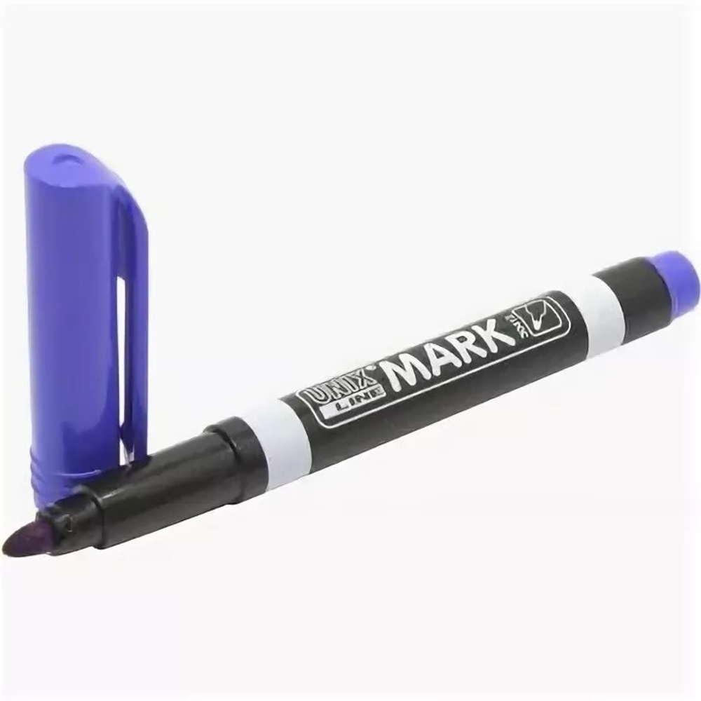 Маркер перманентный UNIX MARK круг/нак. 5.5 мм., синий