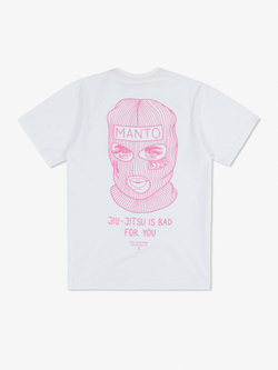 Футболкаx MANTO x KTOF BALACLAVA белая