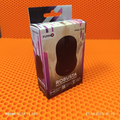 Мышь беспроводная FUMIKO ROBUSTA черная