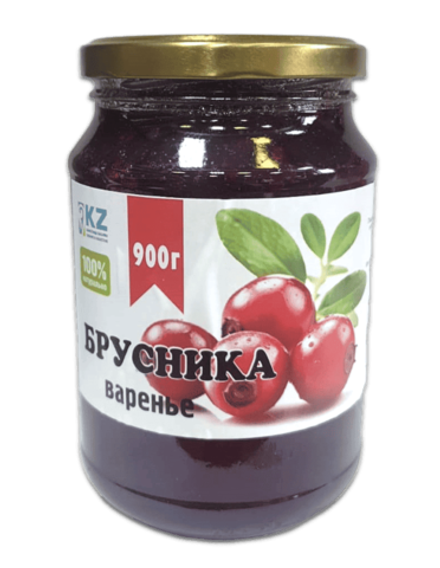 Варенье Брусника 900г. Казахстан