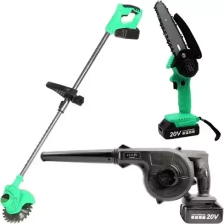 Набор аккумуляторного инструмента Zitrek (GreenCut 20, ZKBL20, GreenSaw 20 Extra Power) 3 в 1, 1х2.0Ач, 1х4.0Ач) (082-2022)