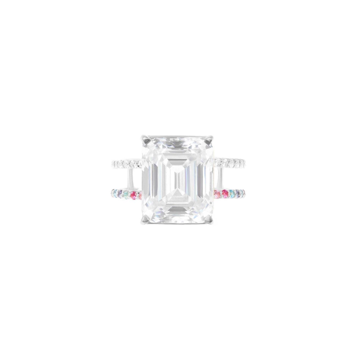 Кольцо Shine Bright Ring – Crystal Silver