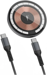 Беспроводное зарядное устройство WIWU M14 Magnetic 15W для iPhone/AirPods (Black)