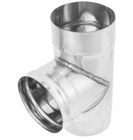 Тройник вентиляционный нержавейка Ø 135мм