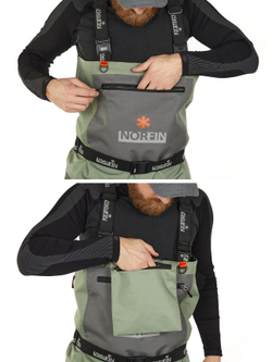 Полукомбинезон забродный Norfin PILOT STOCKINGFOOT 2 р.XXL