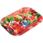 Поднос пластиковый «Новогоднее подарки» 33*23см