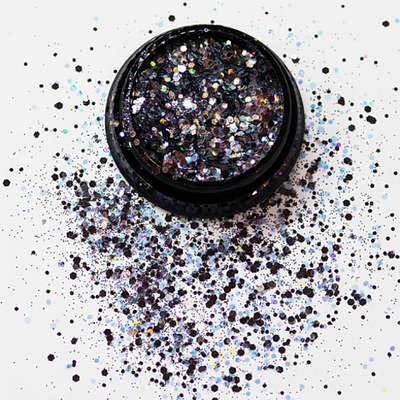 АФН, Глиттер "Megamix" в черной банке QTA20, 1 шт