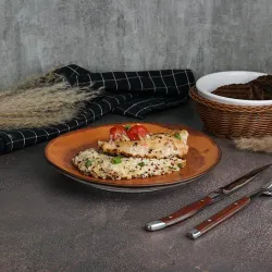 Тарелка 21 см h2,8 см Wood Fusion P.L. Proff Cuisine [6]