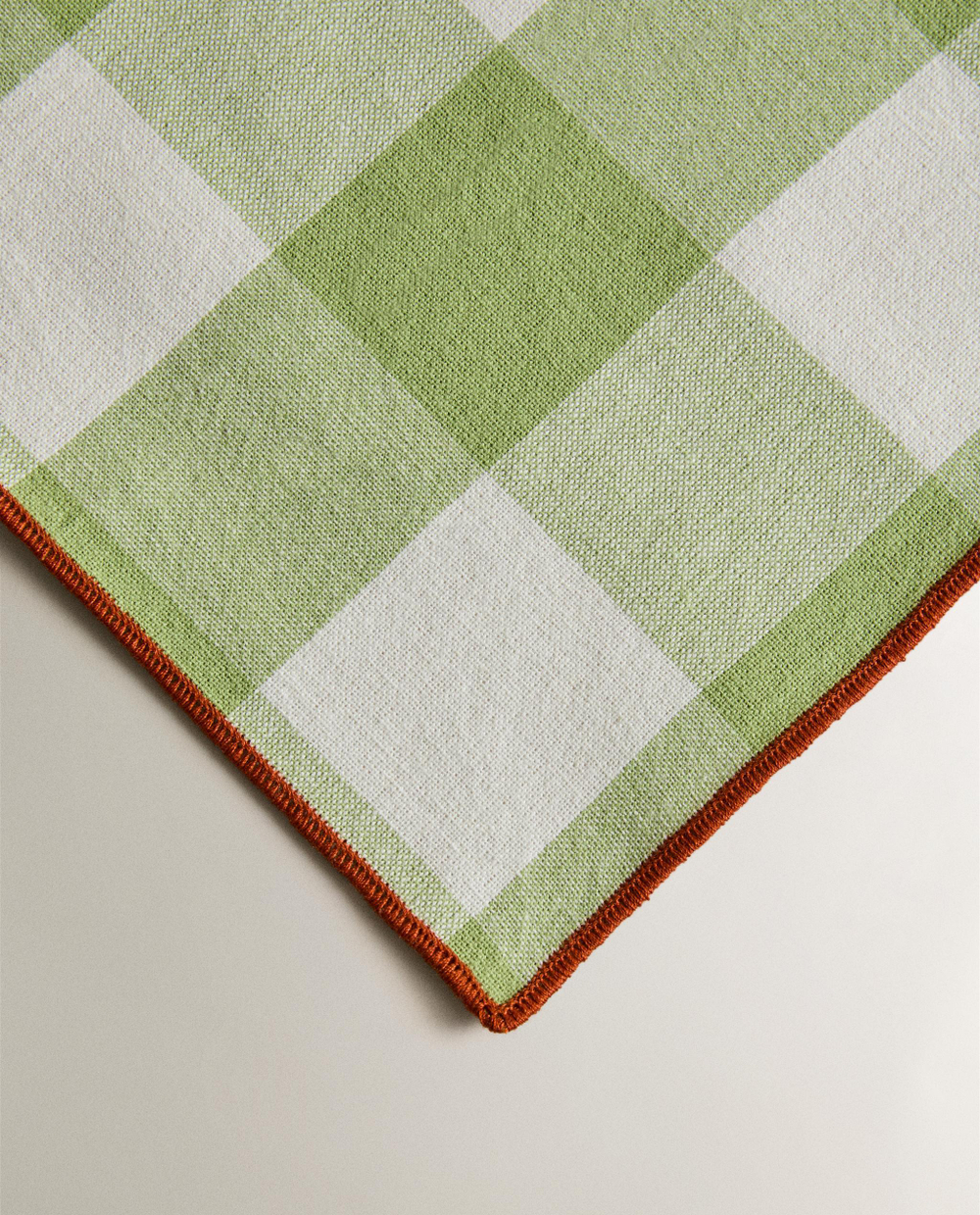 Zara Home скатерть из хлопка, клетка, 160 120 см