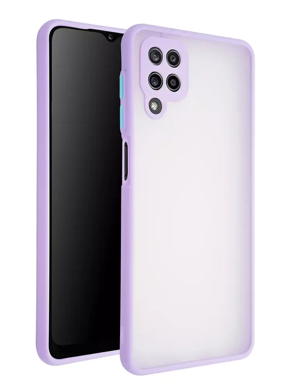 Накладка Cover Slide Samsung A12 сиреневый Zibelino