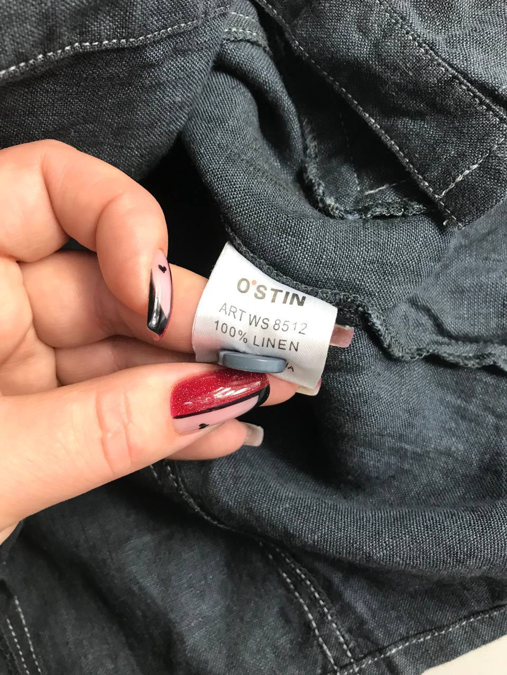 Блузка Ostin льняная, маркировка S, визуально на 44 размер