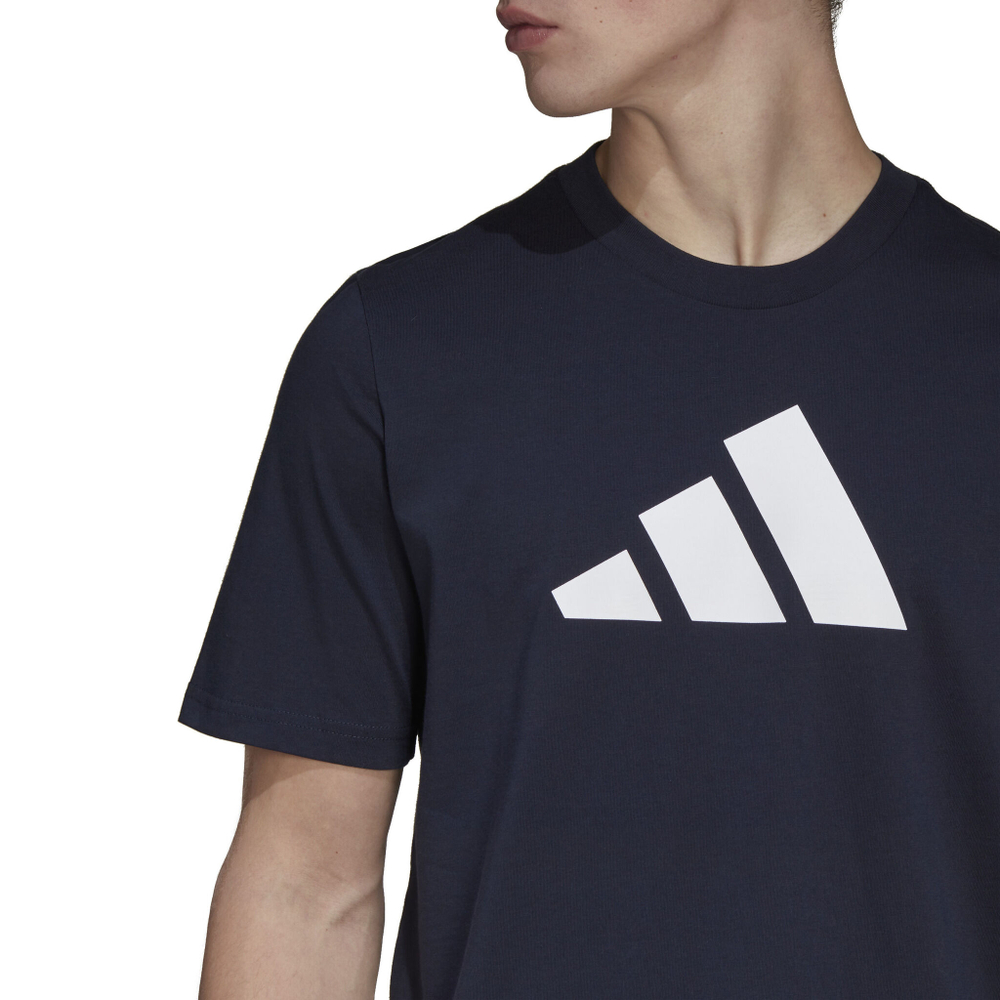Мужское теннисное поло adidas Future Icon 3BAR T-Shirt Men - Blue, White