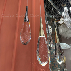 Подвесной светильник Cloyd IONIC P1 / выс. 32 см - хром (арт.11565)