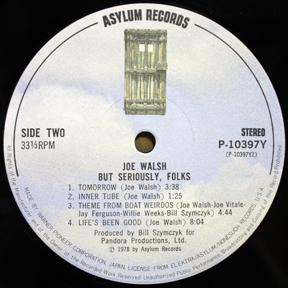 Joe Walsh / But Seriously, Folks... (LP)