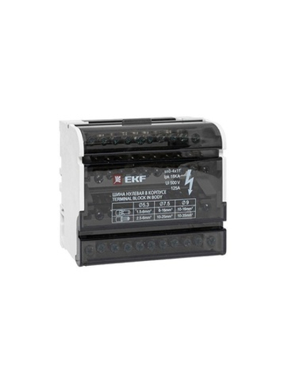 Шина нулевая в корпусе 4х11 EKF sn0-4x11
