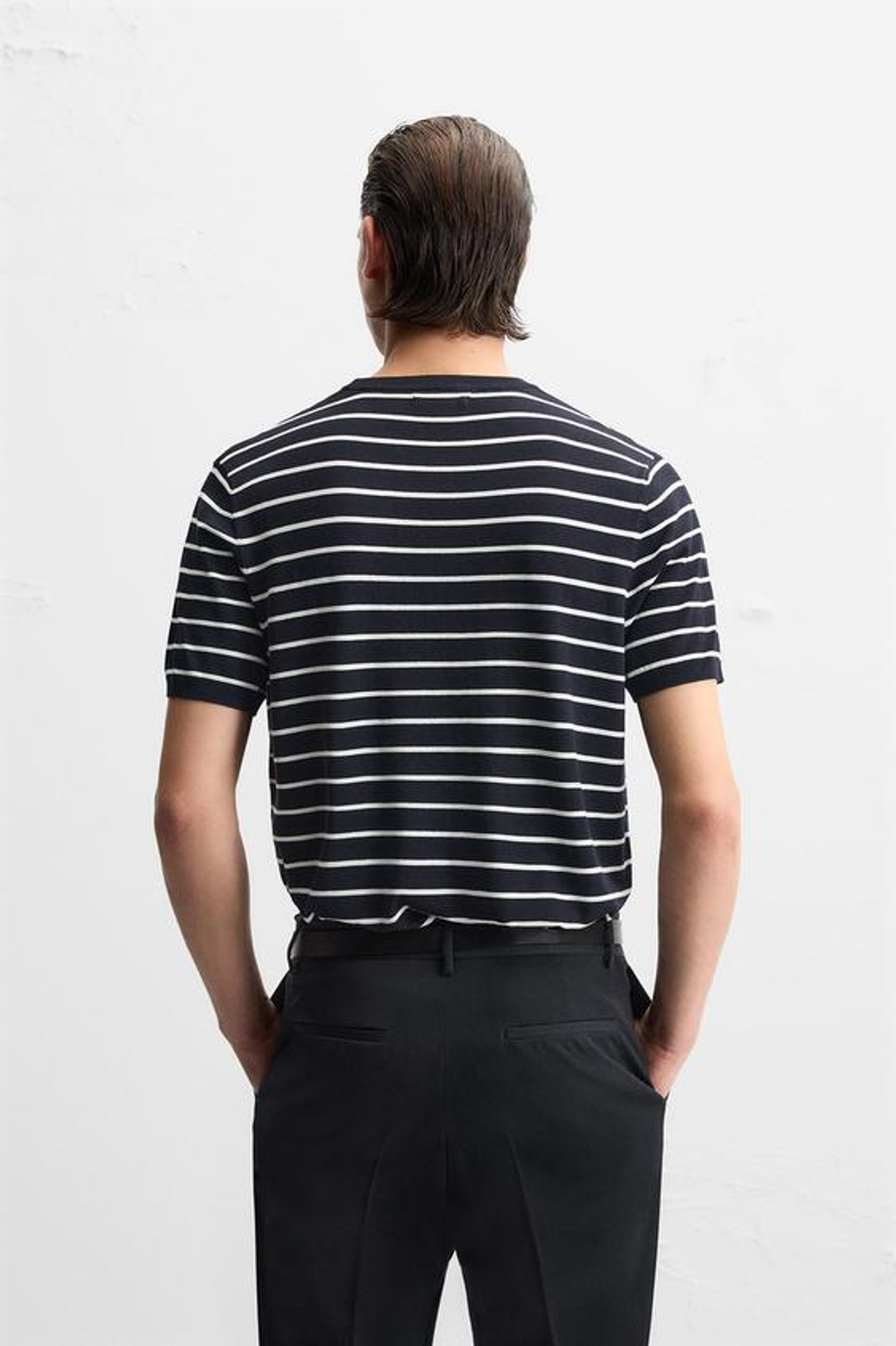 ZARA ФУТБОЛКА СВОБОДНОГО КРОЯ, ПОЛОСКИ