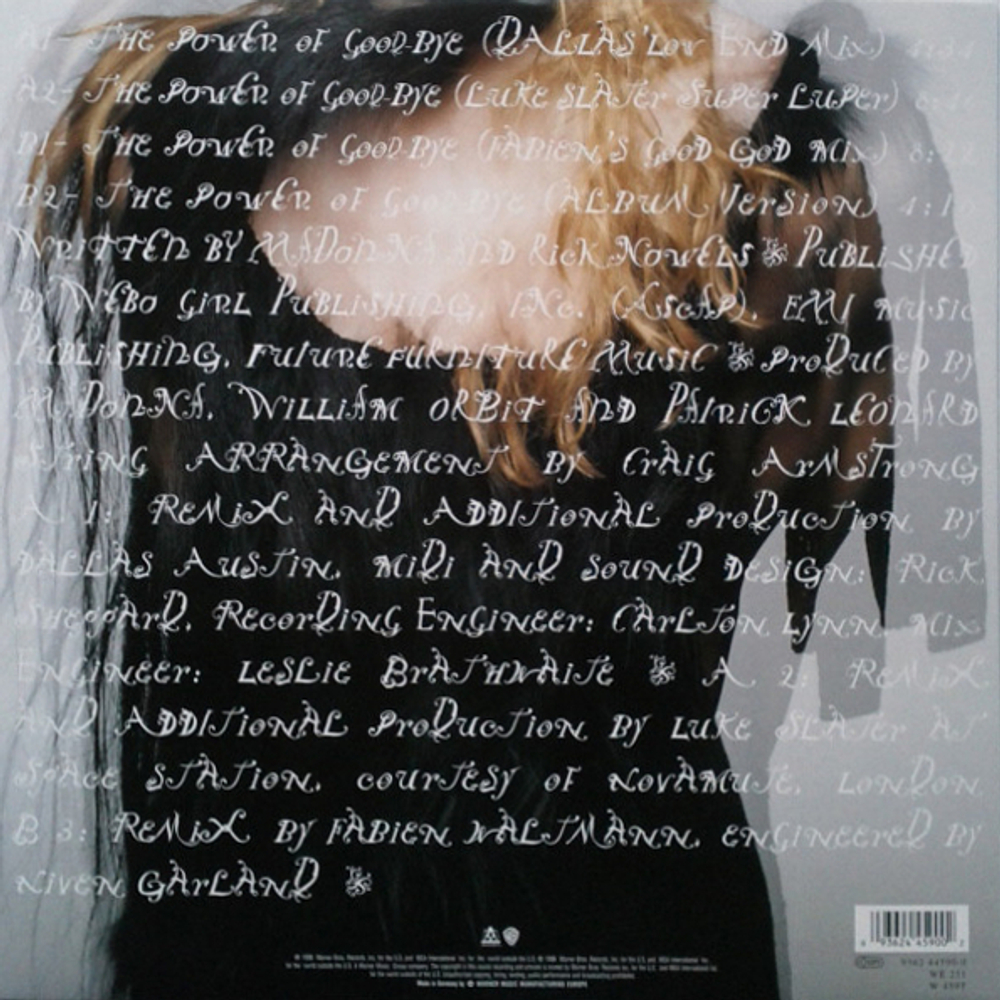 Madonna / The Power Of Good-Bye (12" Vinyl Single)