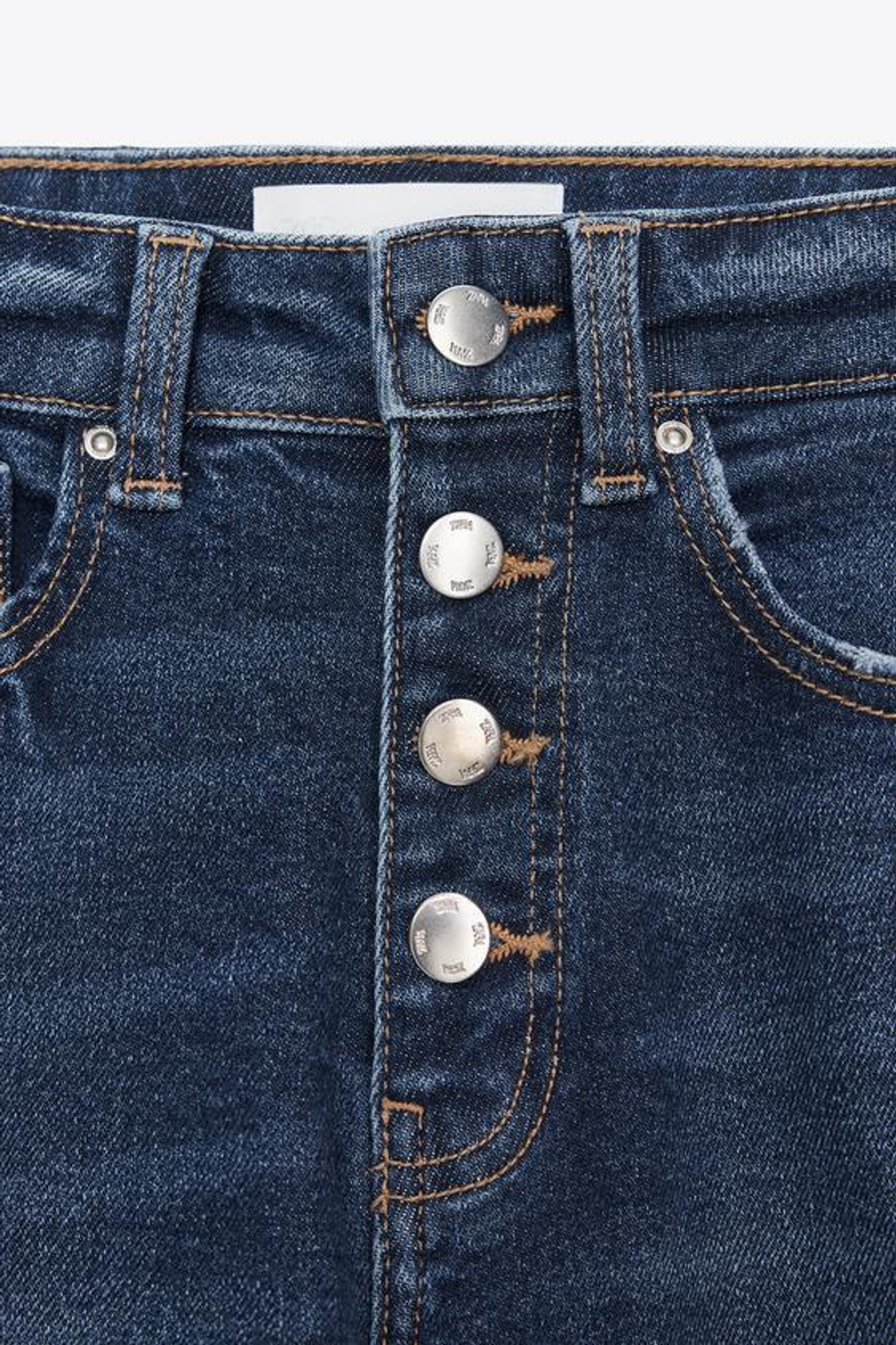 ZARA ДЖИНСЫ Z.06 КЛЕШ С ВЫСОКОЙ ПОСАДКОЙ, СИНИЙ