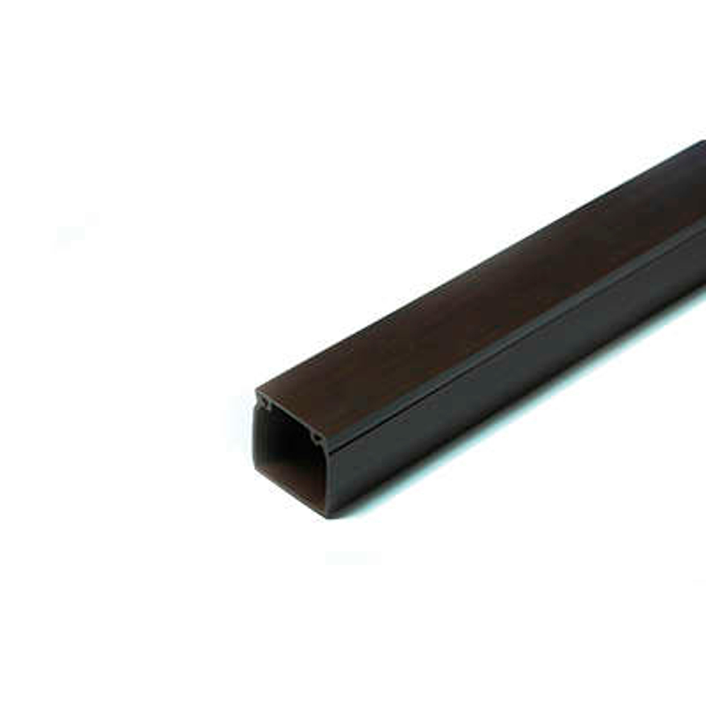 Кабель-канал 12х12 L2000 с двойн. замком пластик венге Урал Пак КК-4812012-200