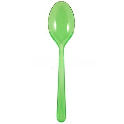 Ложка одноразовая 180 мм столовая Премиум Зеленая (ВЗЛП) (50/2500 шт.) 4010з