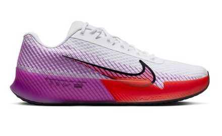 Мужские кроссовки теннисные Nike Zoom Vapor 11 - белый, черный, красный, Розовый