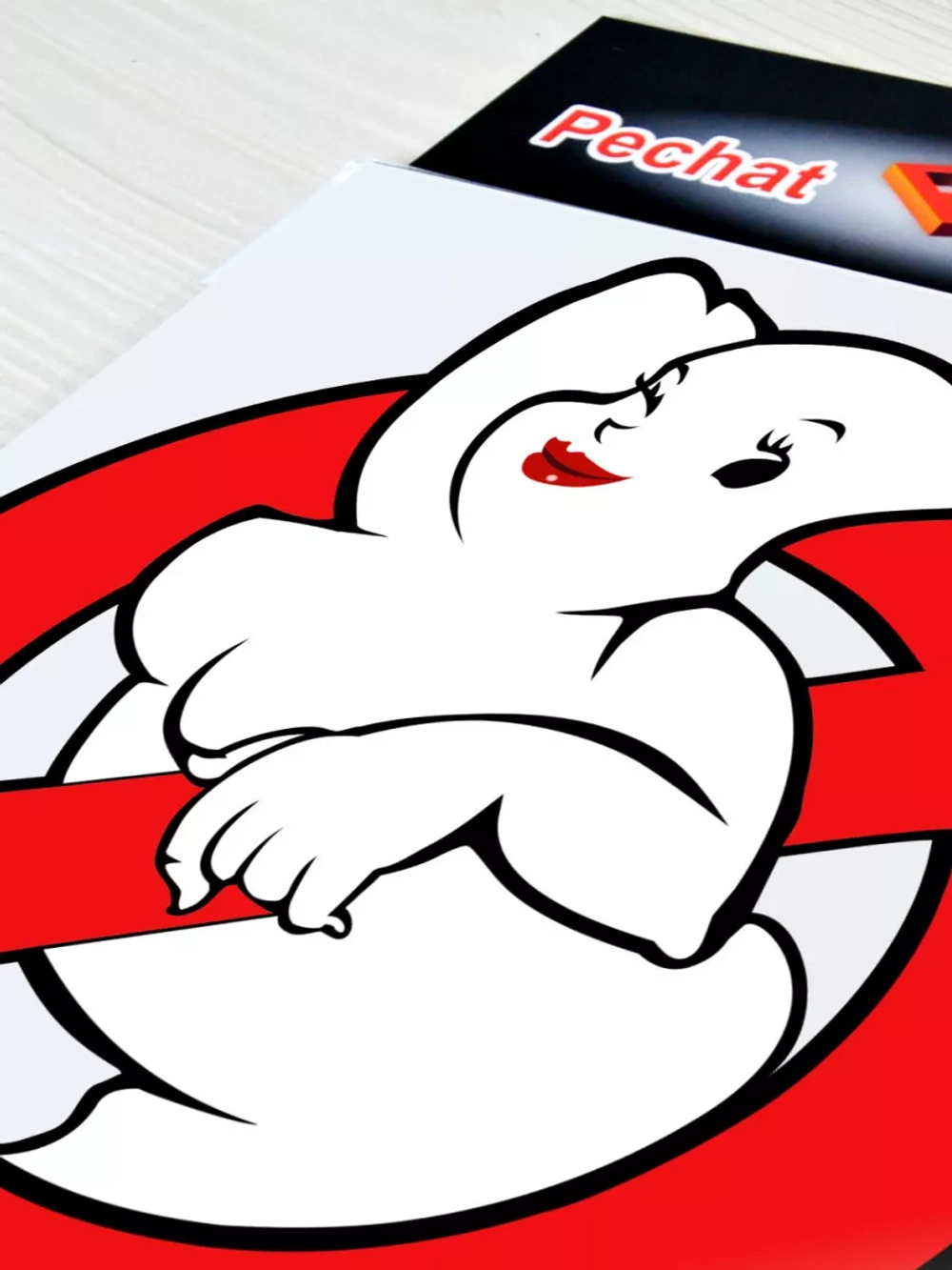 Наклейка - ЗНАК девушка