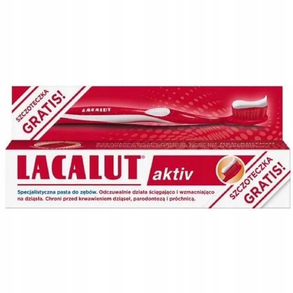 Набор зубн.паста Лакалут Актив+щетка (lacalut)