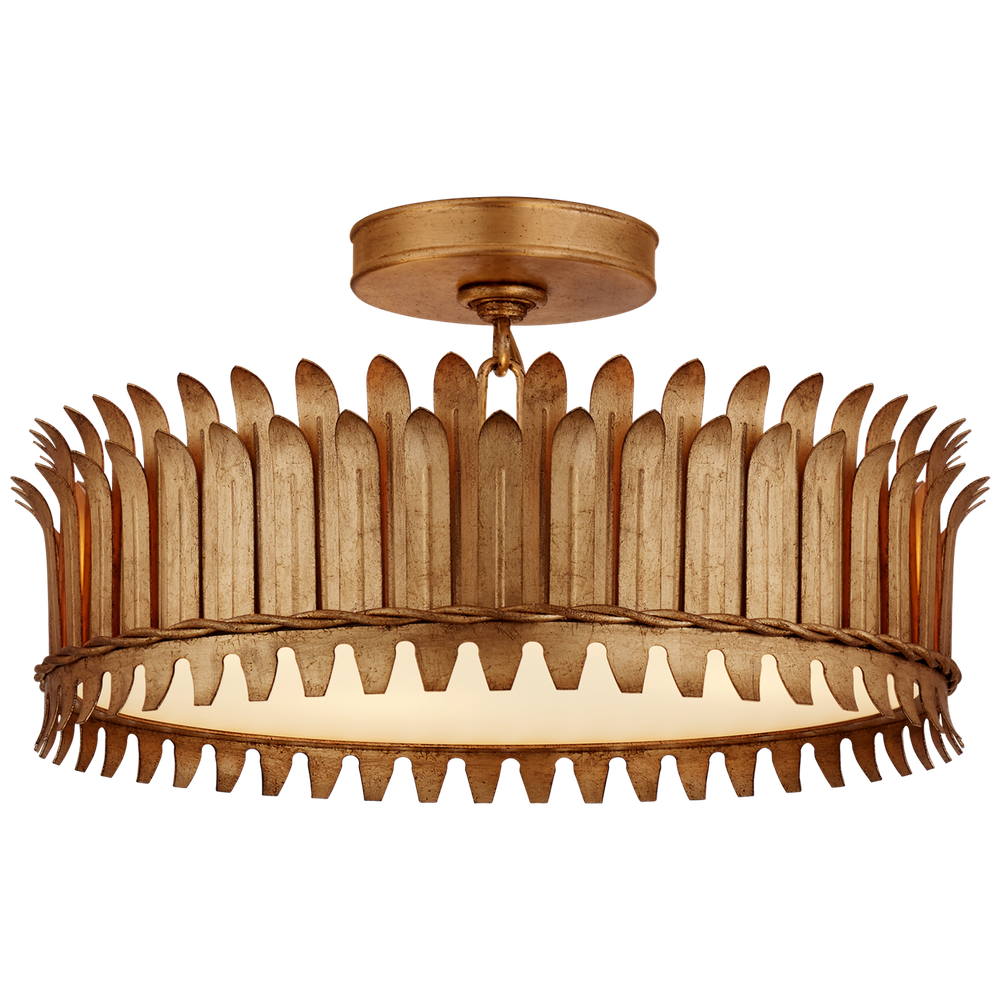 Потолочный светильник Visual Comfort Leslie 16" Semi-Flush