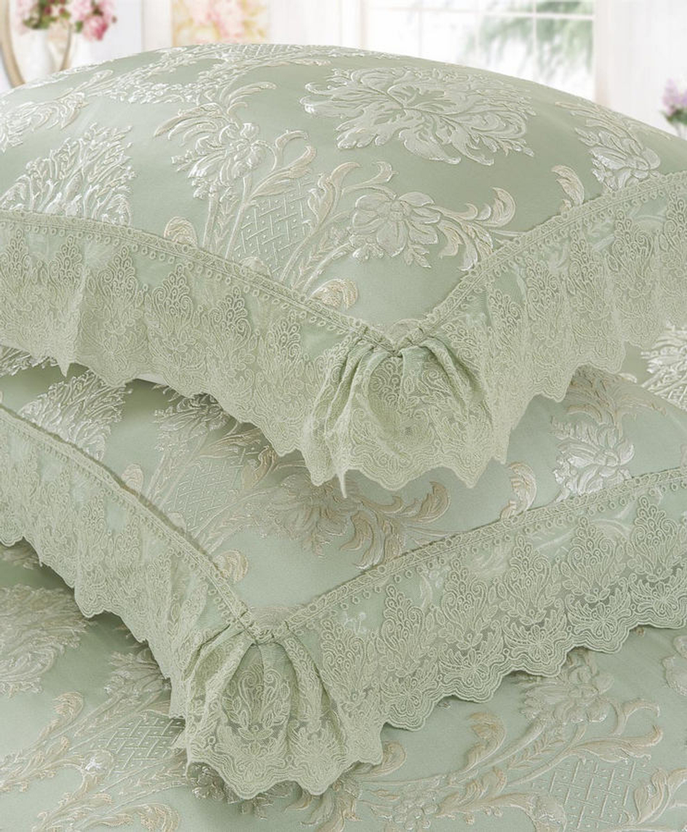 Покрывало 240х260 Sofi De MarkO Вивиан изумруд