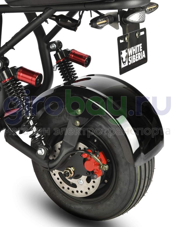 Электроскутер WHITE SIBERIA MINI R 2500w 3.0 (60V/21Ah) - Черный фото №17