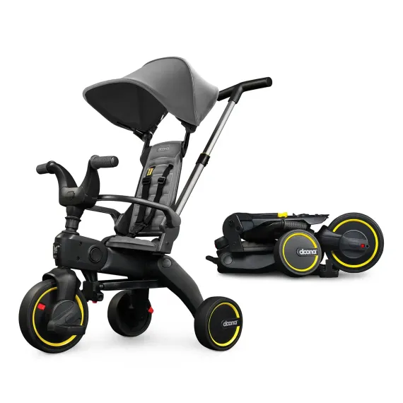 Складной трехколесный велосипед Doona Liki Trike S1, Grey Hound