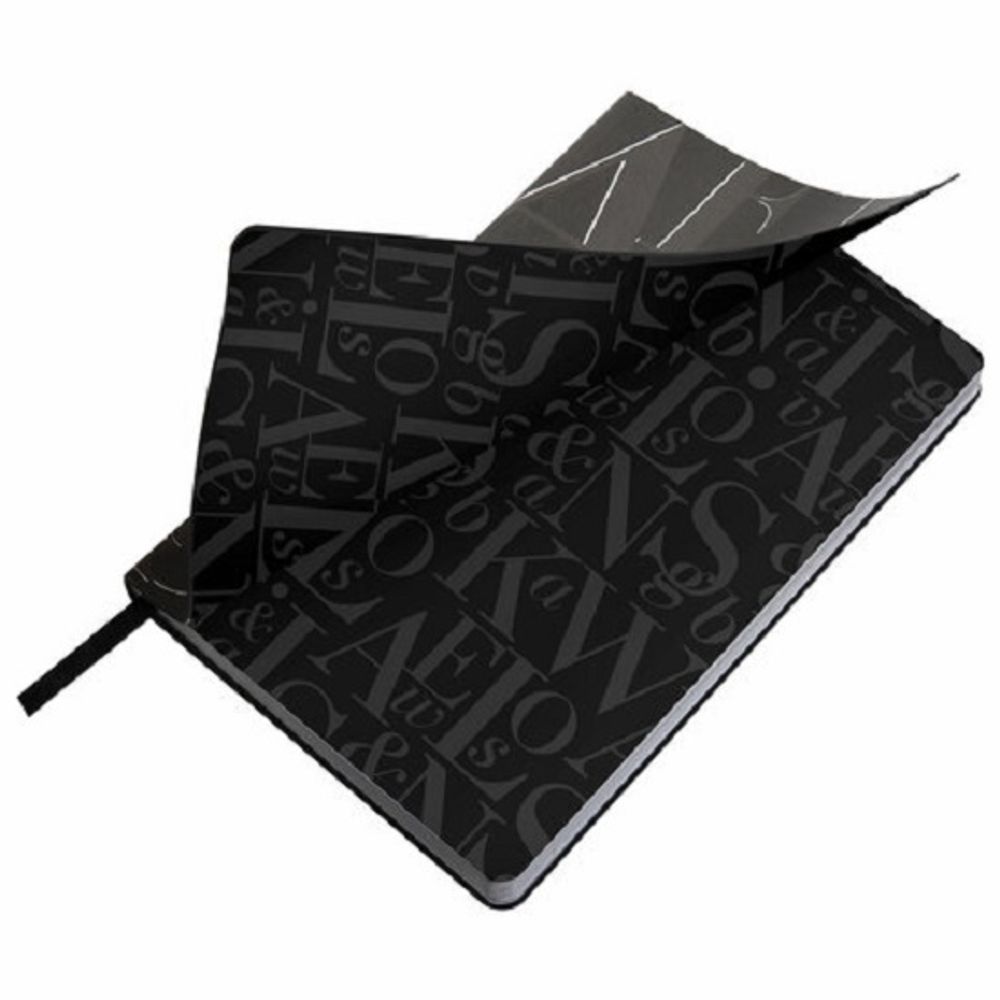 Ежедневник недатированный Brauberg Vista Black, А5, 136л, кожзам