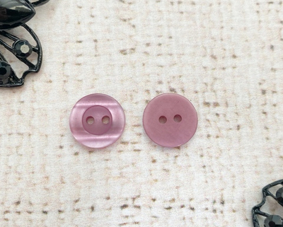 Пуговицы блузочные, d 1,2 см, 2 прокола, тёмная чайная роза