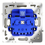 Розетка встраиваемая VOLTUM S70 с заземлением, защитными шторками и крышкой 16А, (сталь)