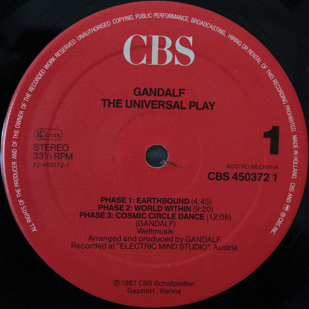 Gandalf / The Universal Play (LP)