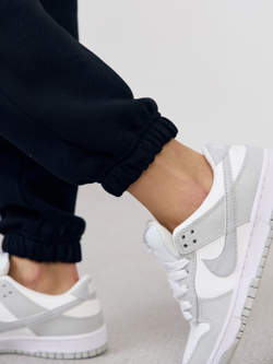 Брюки женские с начесом (черный)