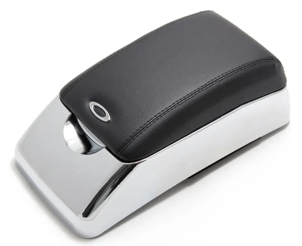 Подлокотник 48015 (black/chrome) (с ячейкми для CD/DVD)