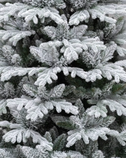 Искусственная елка Пермская заснеженная 120 см., Литая хвоя+ПВХ, ЕлкиТорг (274120)