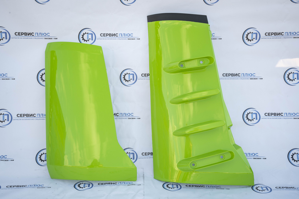 Обтекательугловой кабины внутрен/наружний прав. SHACMAN X3000 (зелёный)