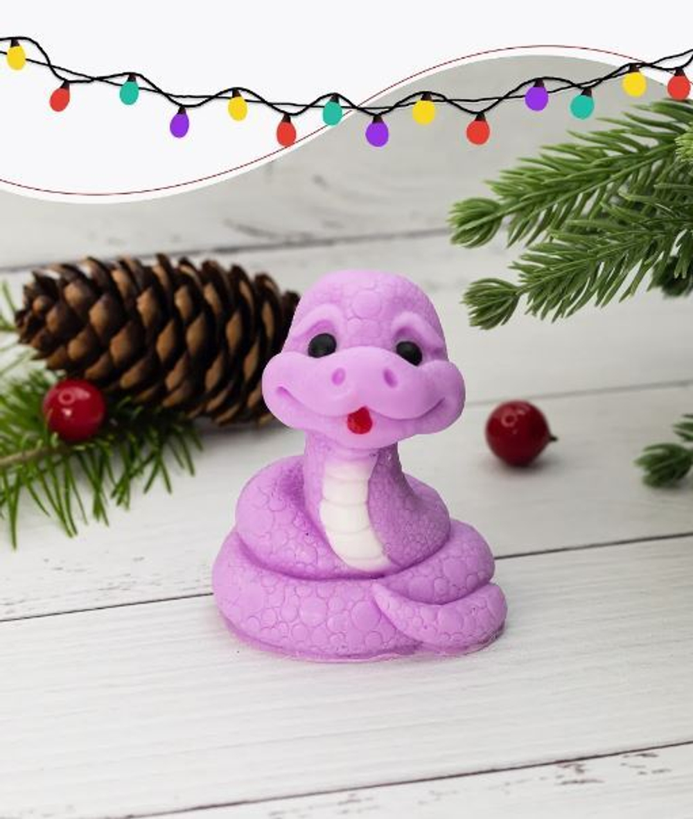 Мыльное ассорти/новогоднее (символ года) 3D: ЗМЕЙКА НА УДАЧУ, ТМ ChocoLatte