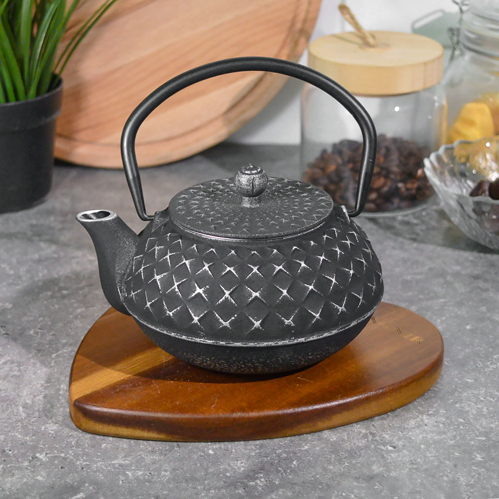 Чайник заварочный 0,64л чугунный с фильтром, MB 40532